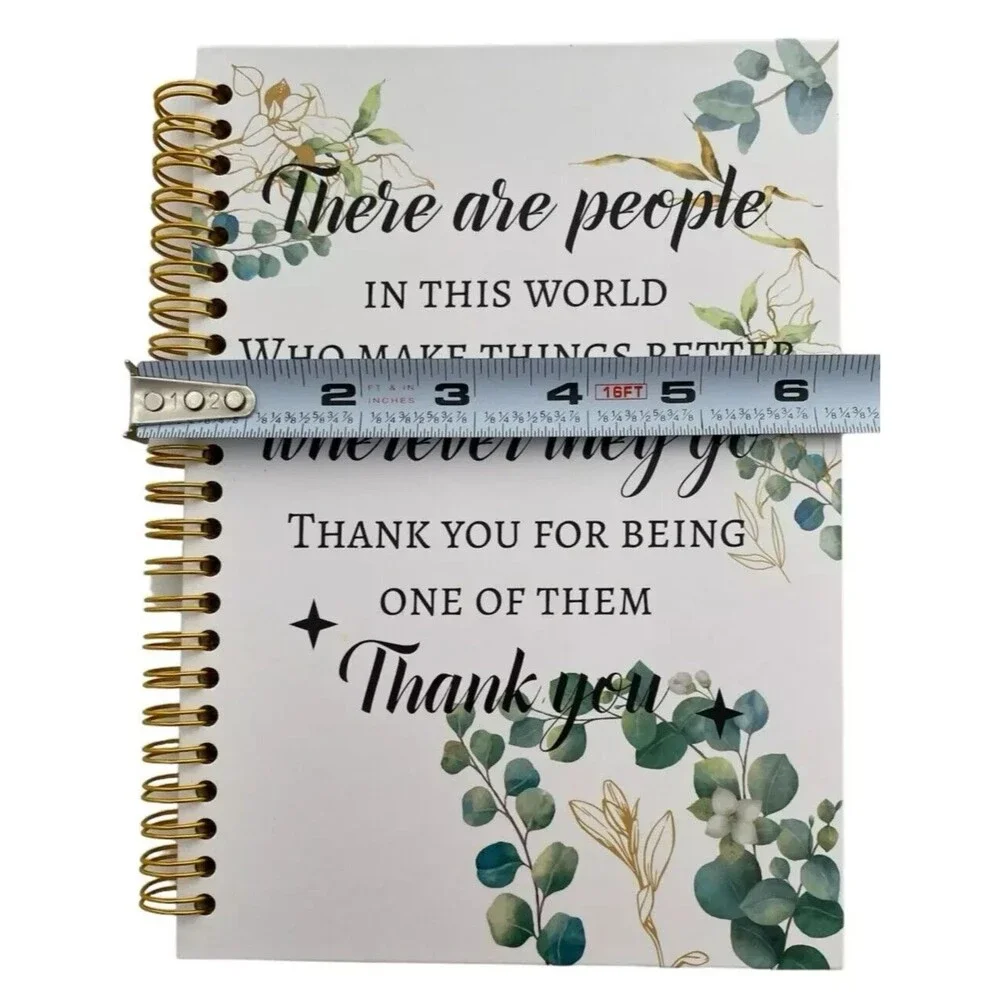 Appreciation Thank You Gifts Inspirational Spiral Notebook set of 12